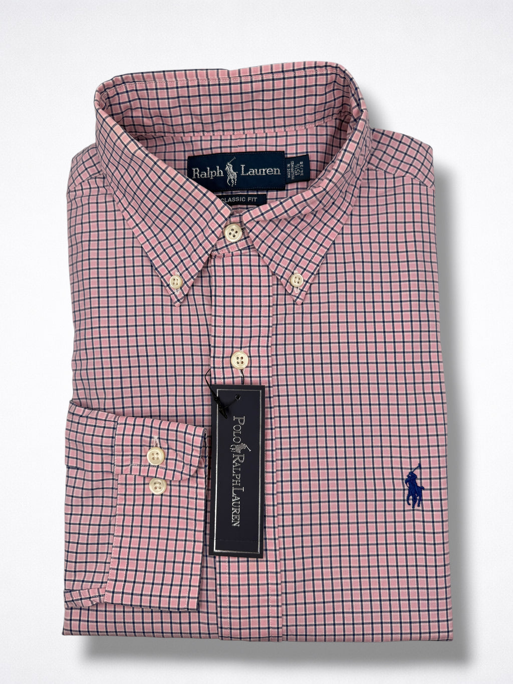 Camisa Polo Ralph Lauren Classic Fit manga larga talla M