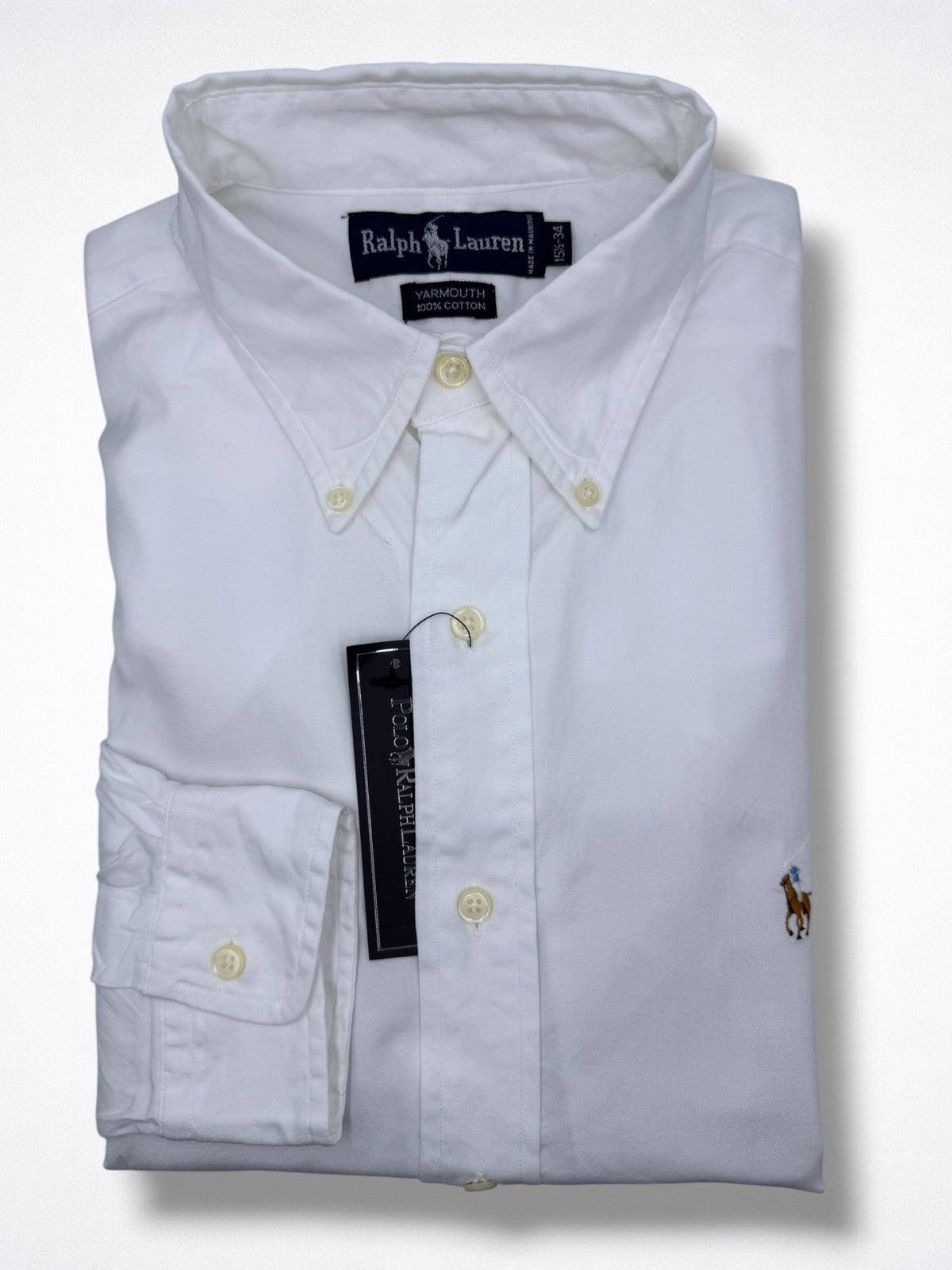 Camisa Polo Ralph Lauren Classic Fit manga larga talla L