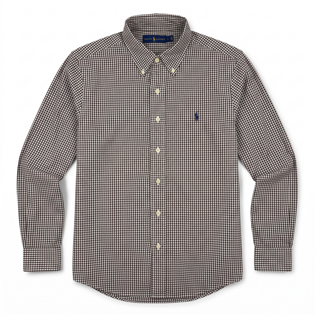 Camisa Polo Ralph Lauren Classic Fit manga larga talla L