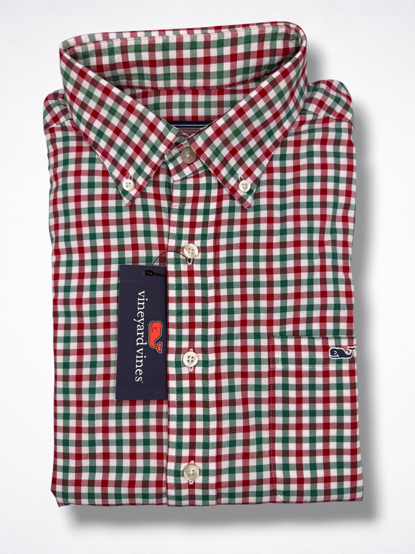 Camisa Vineyard Vines Classic Fit Manga Corta Talla M