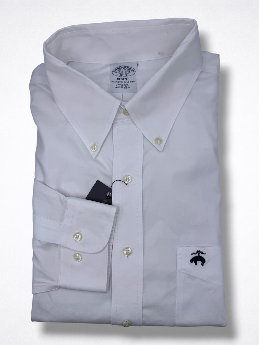 Camisa Brooks Brothers Classic Fit manga larga talla L