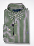 Camisa Polo Ralph Lauren Custom Fit manga larga talla M