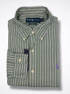 Camisa Polo Ralph Lauren Custom Fit manga larga talla M