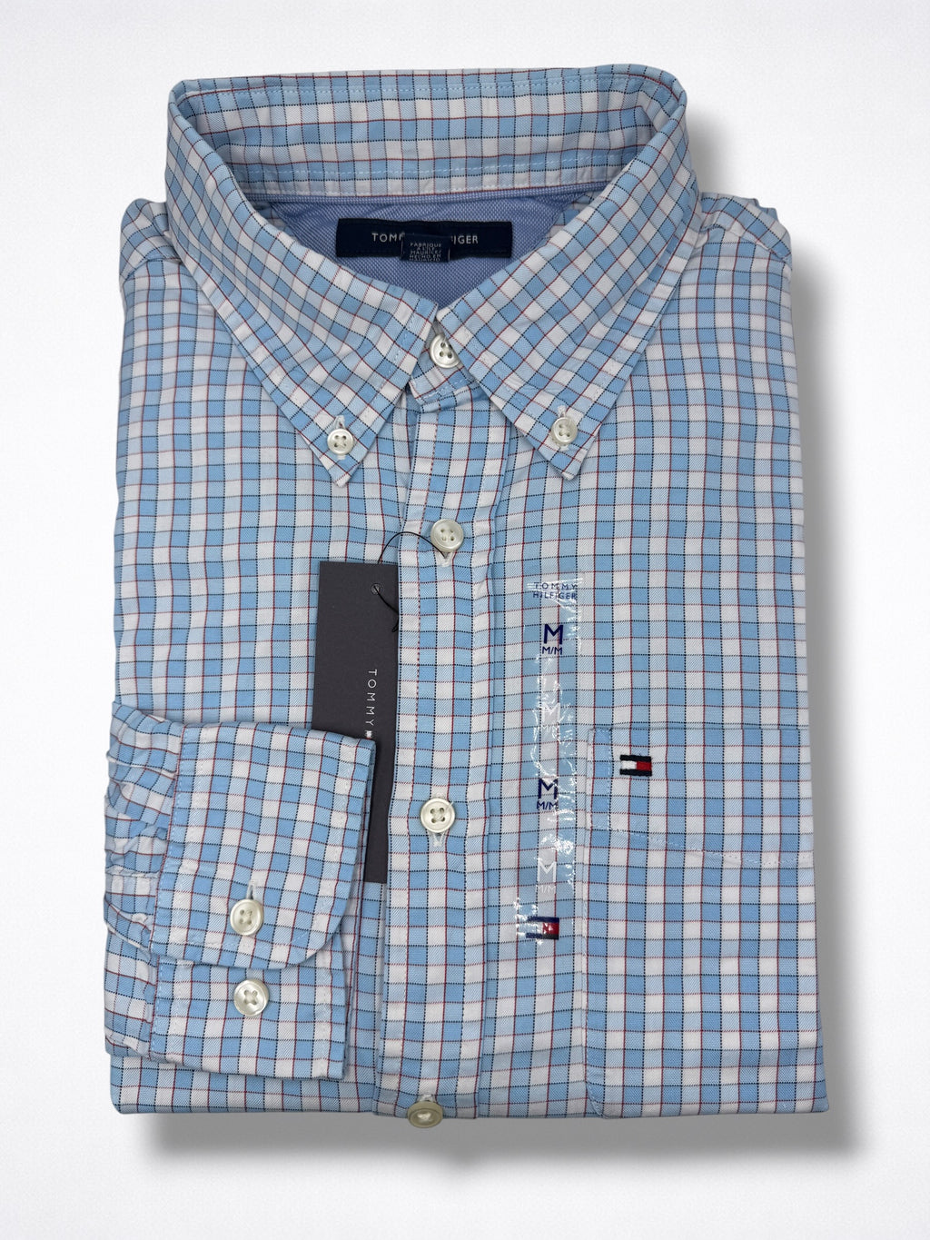 Camisa Tommy Hilfiger Classic Fit Manga Larga Talla M