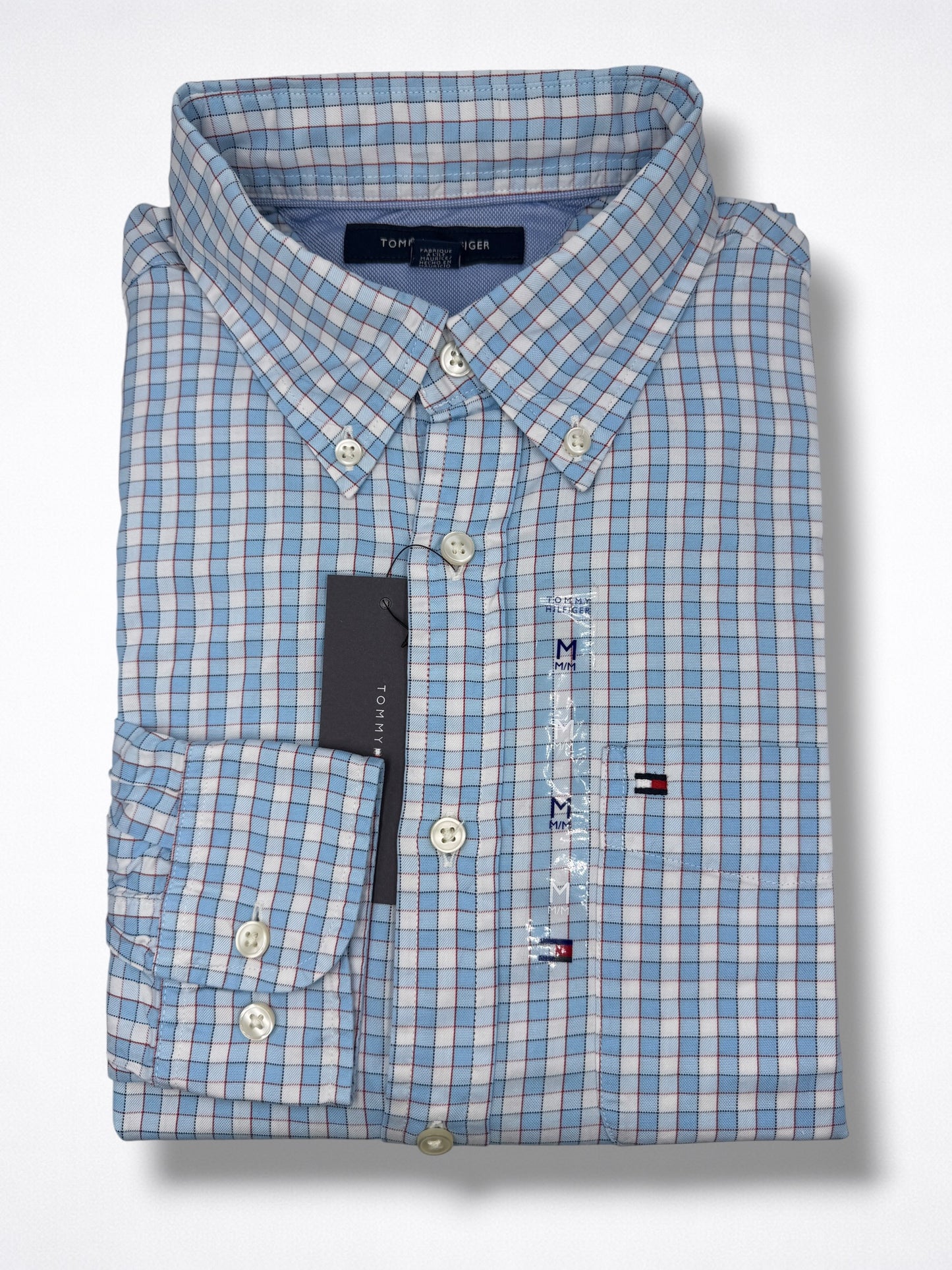 Camisa Tommy Hilfiger Classic Fit Manga Larga Talla M