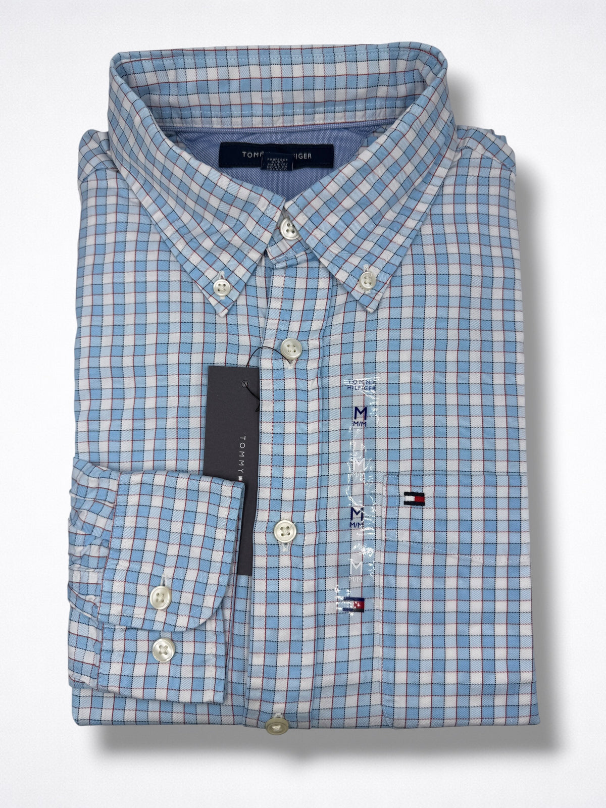 Camisa Tommy Hilfiger Classic Fit Manga Larga Talla M