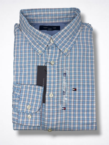 Camisa Tommy Hilfiger Classic Fit Manga Larga Talla M