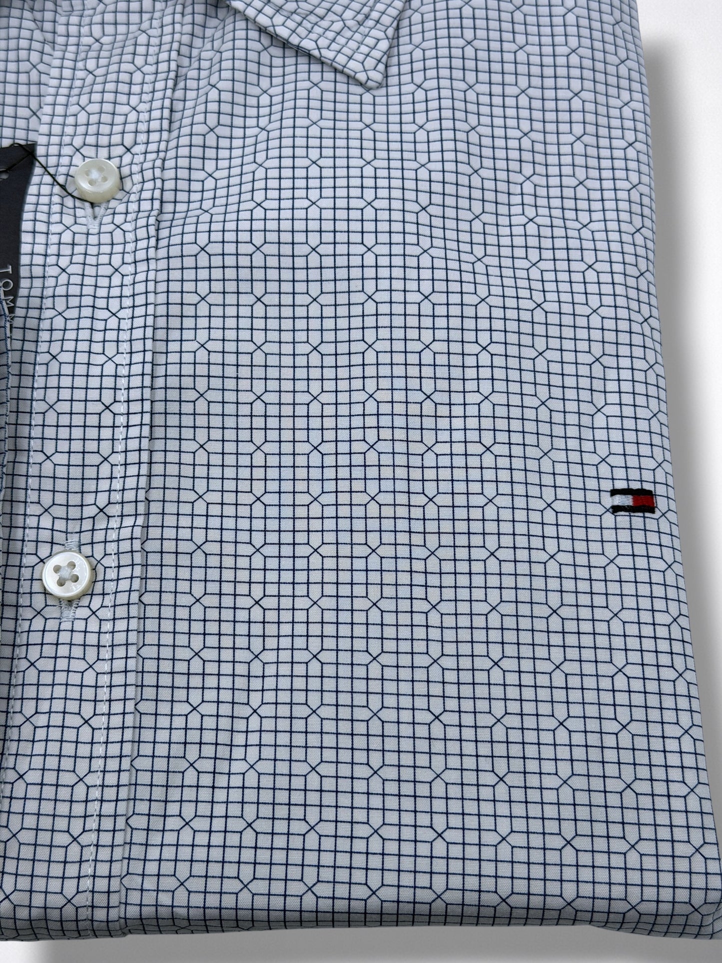 Camisa Tommy Hilfiger Custom Fit Manga Larga Talla XL