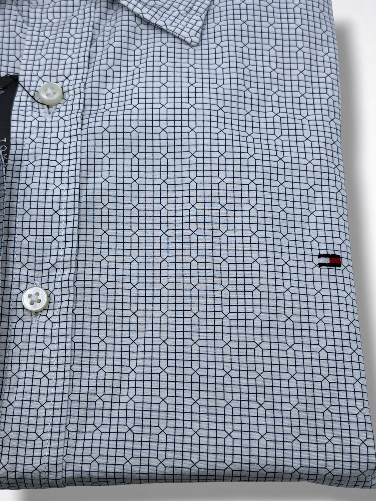 Camisa Tommy Hilfiger Custom Fit Manga Larga Talla XL