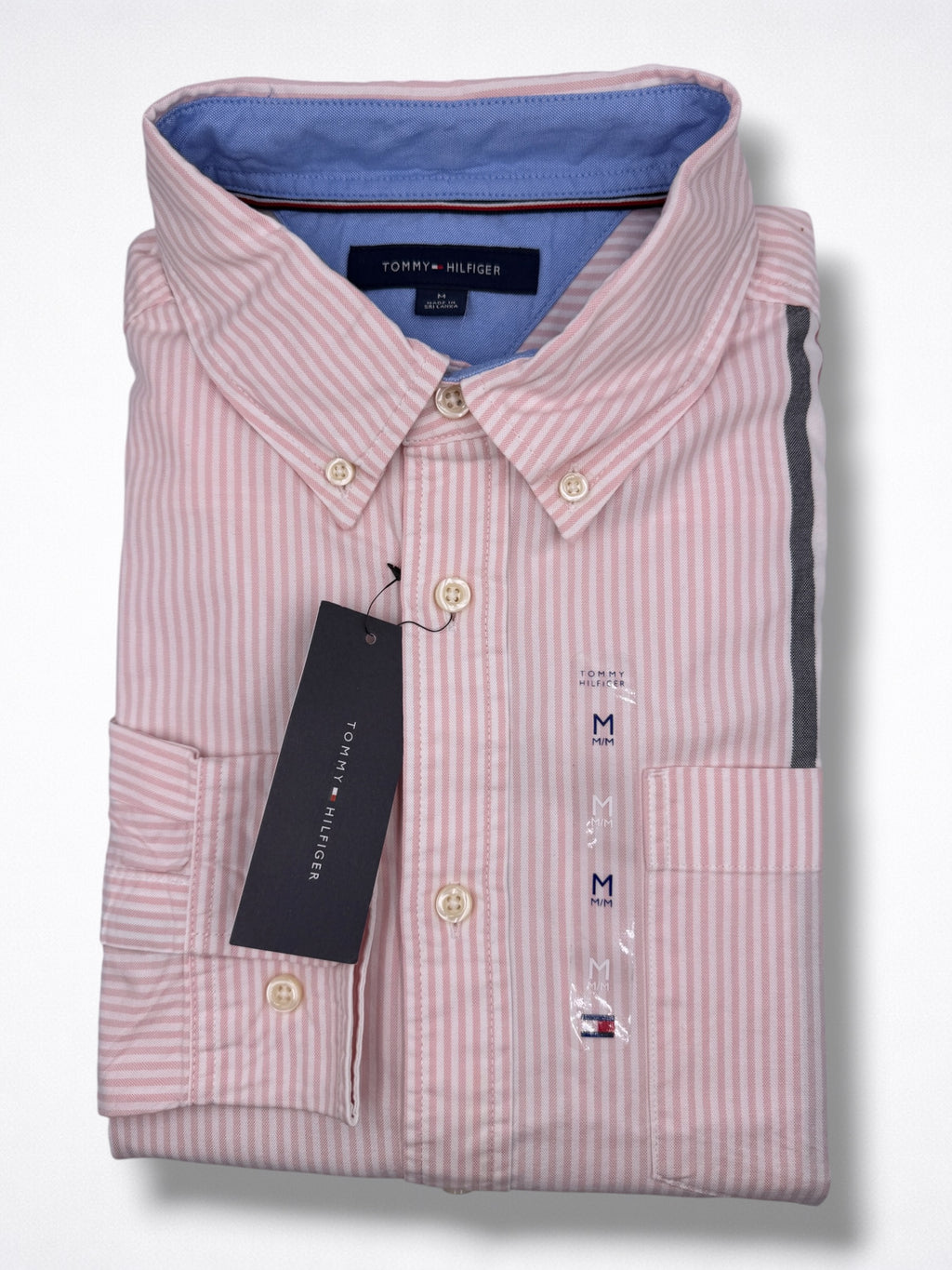 Camisa Tommy Hilfiger Classic Fit manga larga talla M