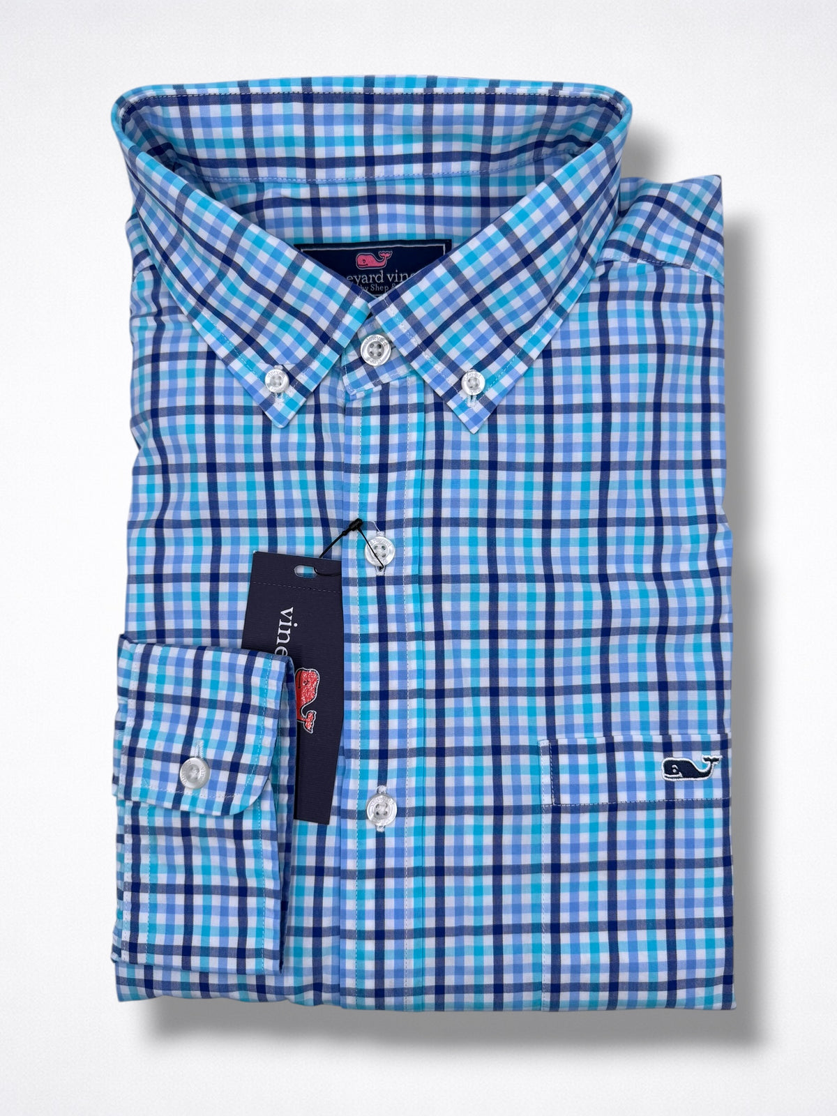 Camisa Vineyard Vines Classic Fit Manta Larga Talla L