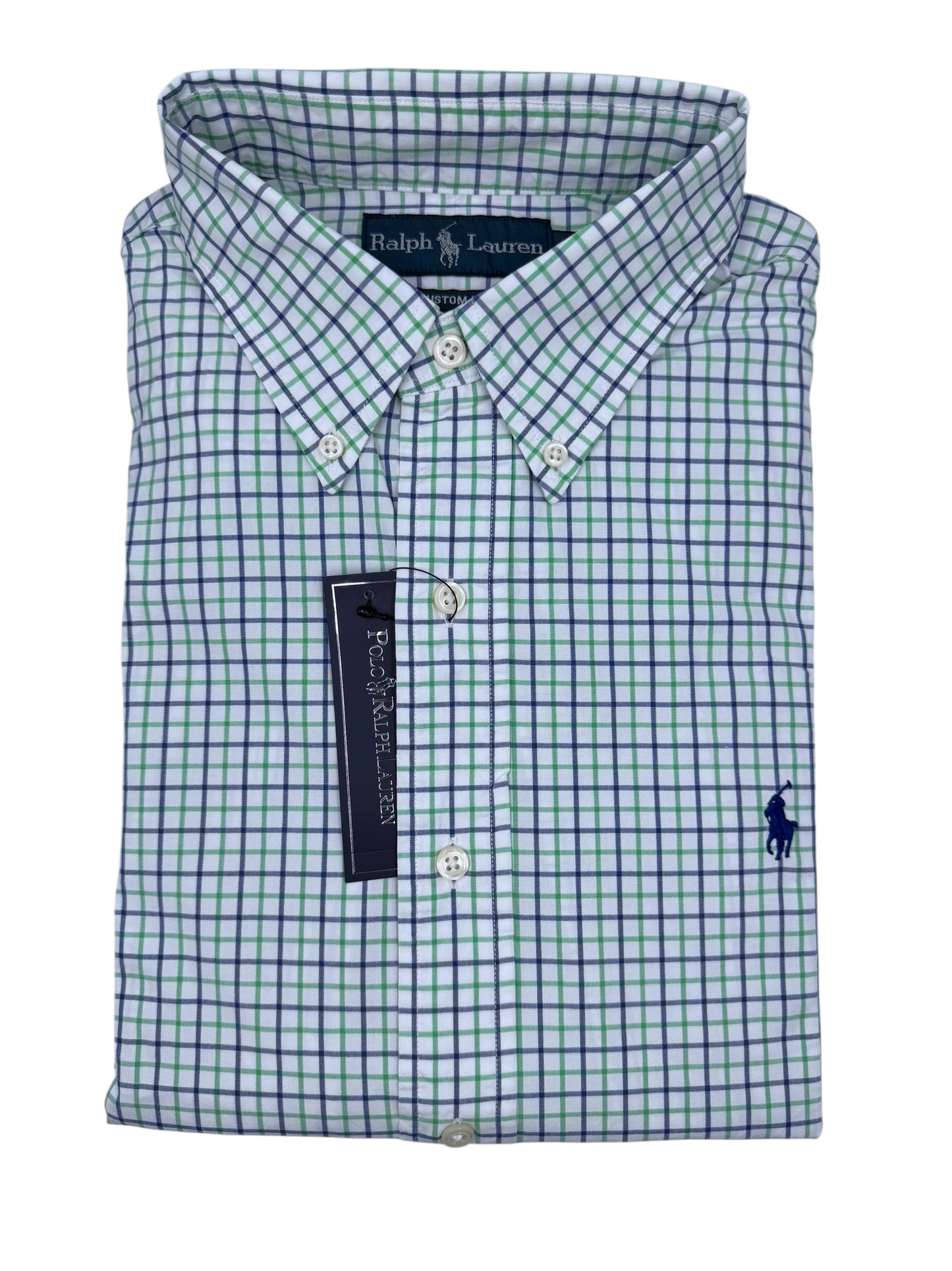 Camisa Polo Ralph Lauren Custom Fit Manga Larga Talla L