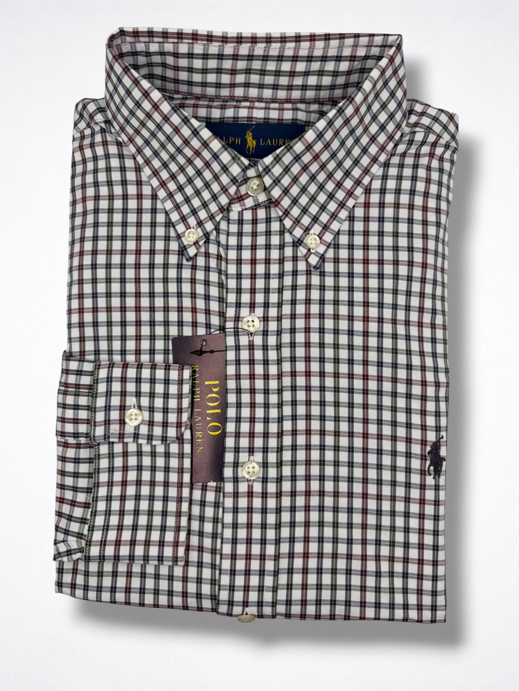 Camisa Polo Ralph Lauren Classic fit manga larga talla M