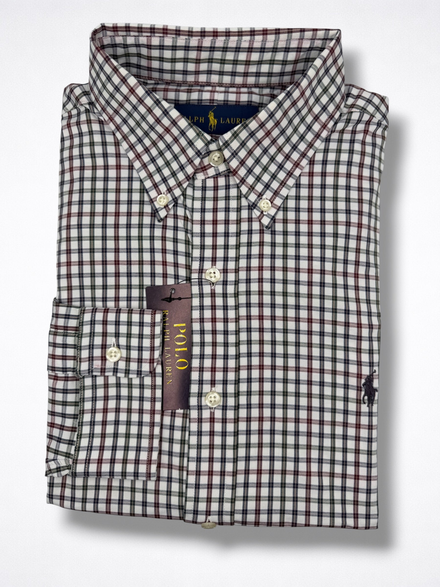 Camisa Polo Ralph Lauren Classic fit manga larga talla M