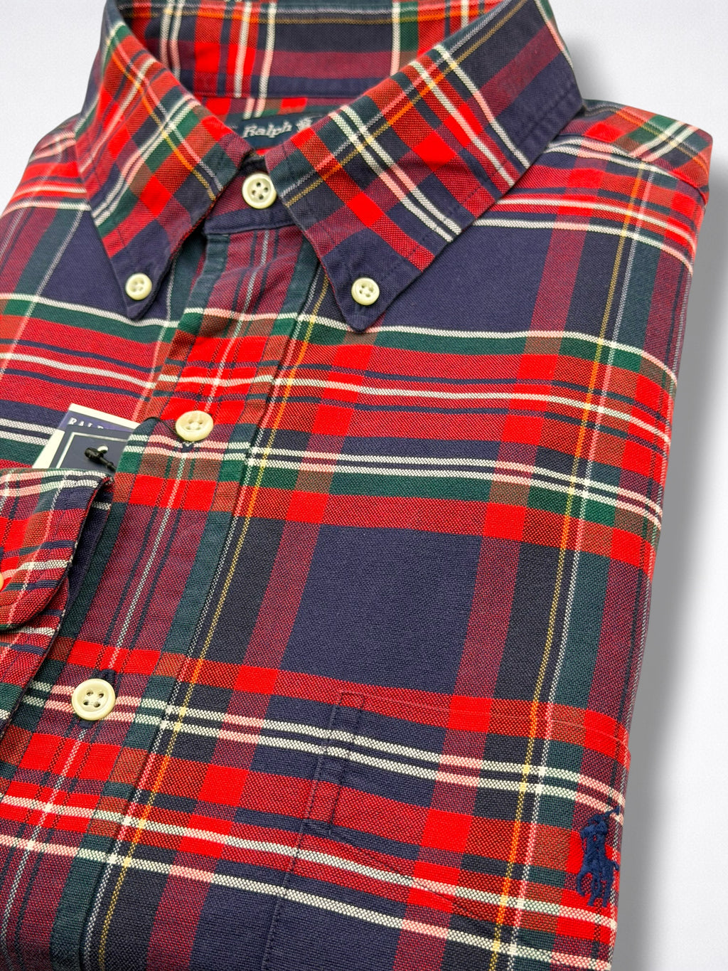 Camisa Polo Ralph Lauren Classic Fit Manga Larga Talla XL