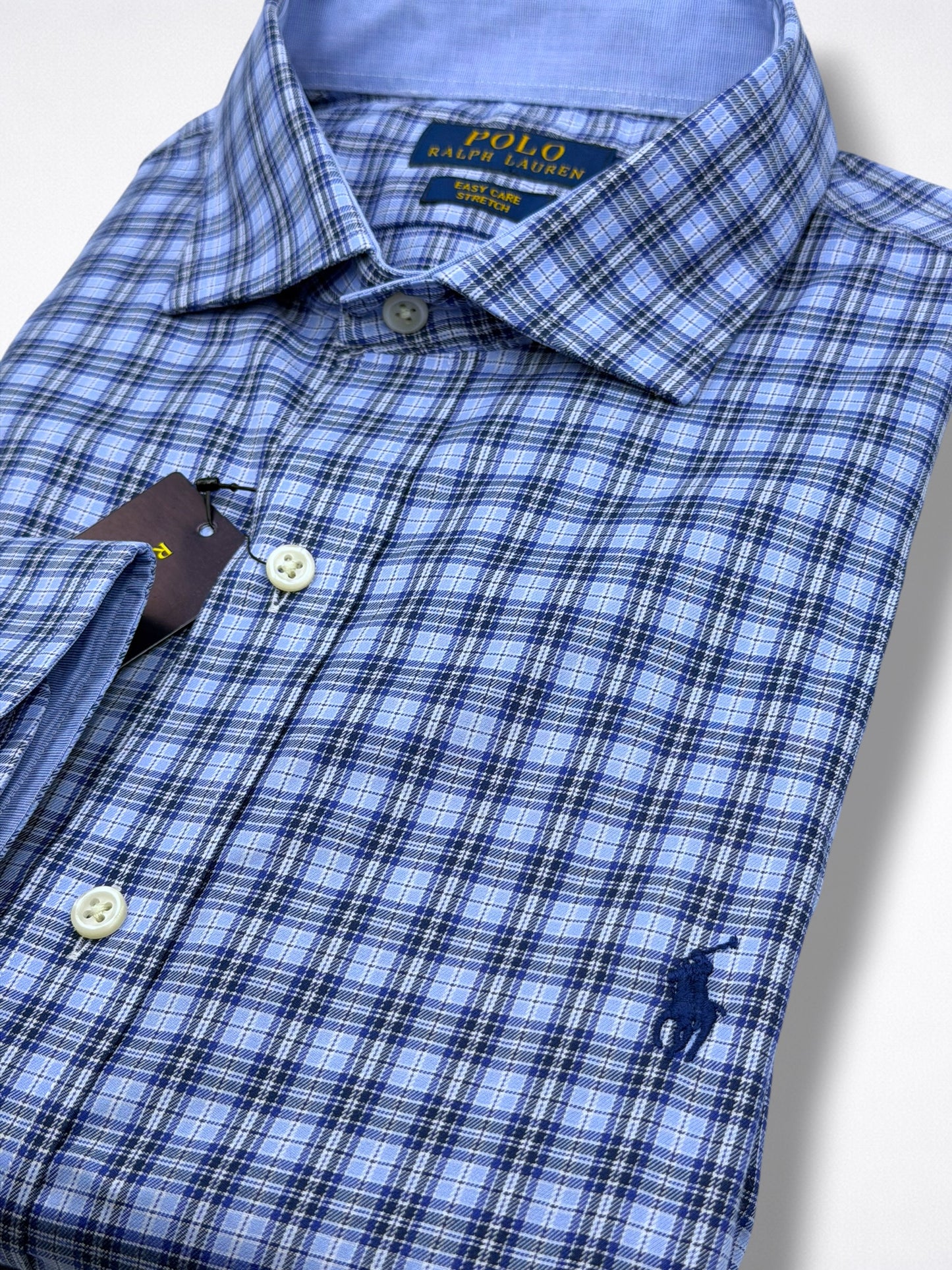 Camisa Polo Ralph Lauren Classic Fit Manga Larga Talla L