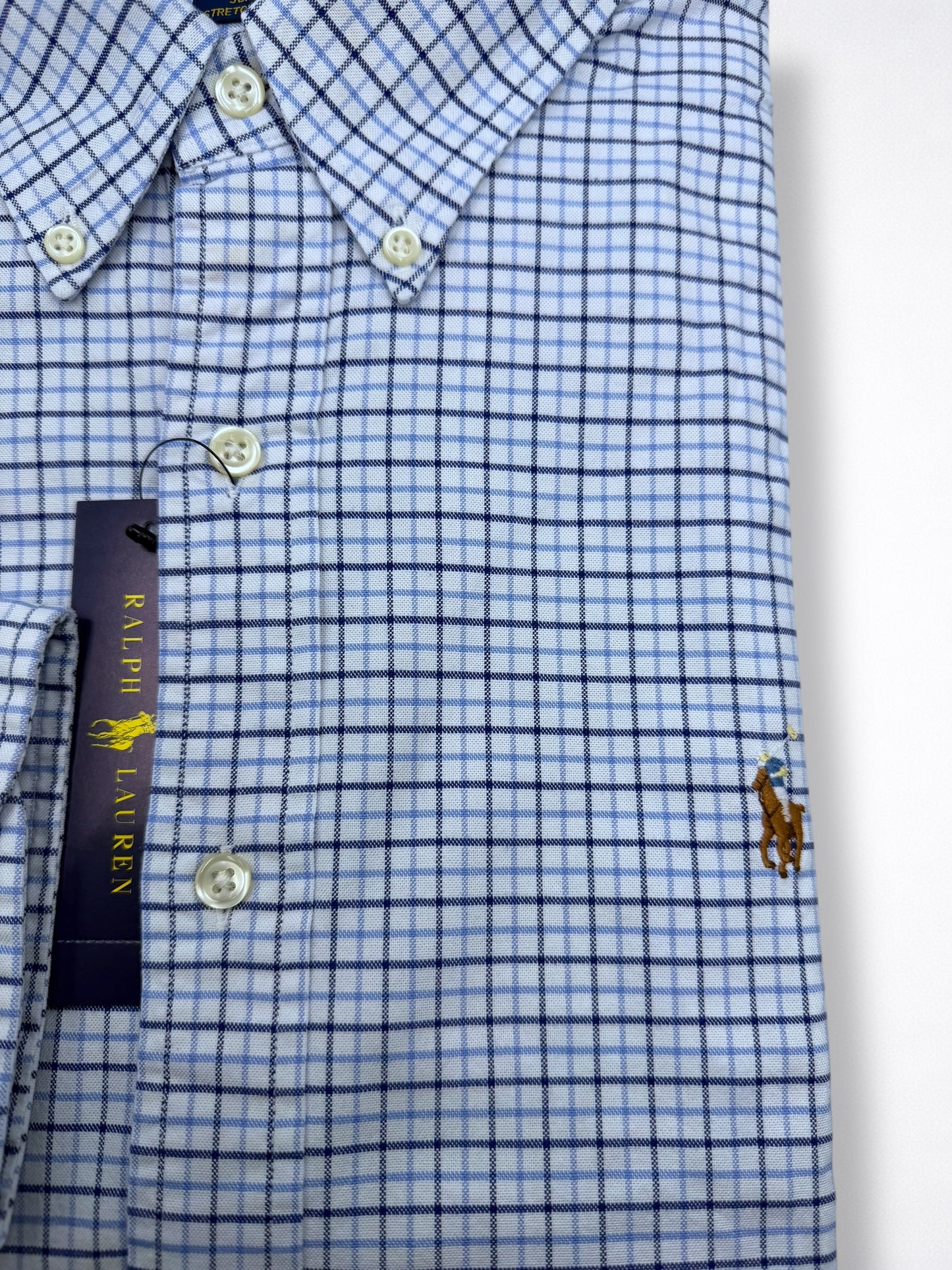 Camisa Polo Ralph Lauren Classic Fit Manga Larga Talla L