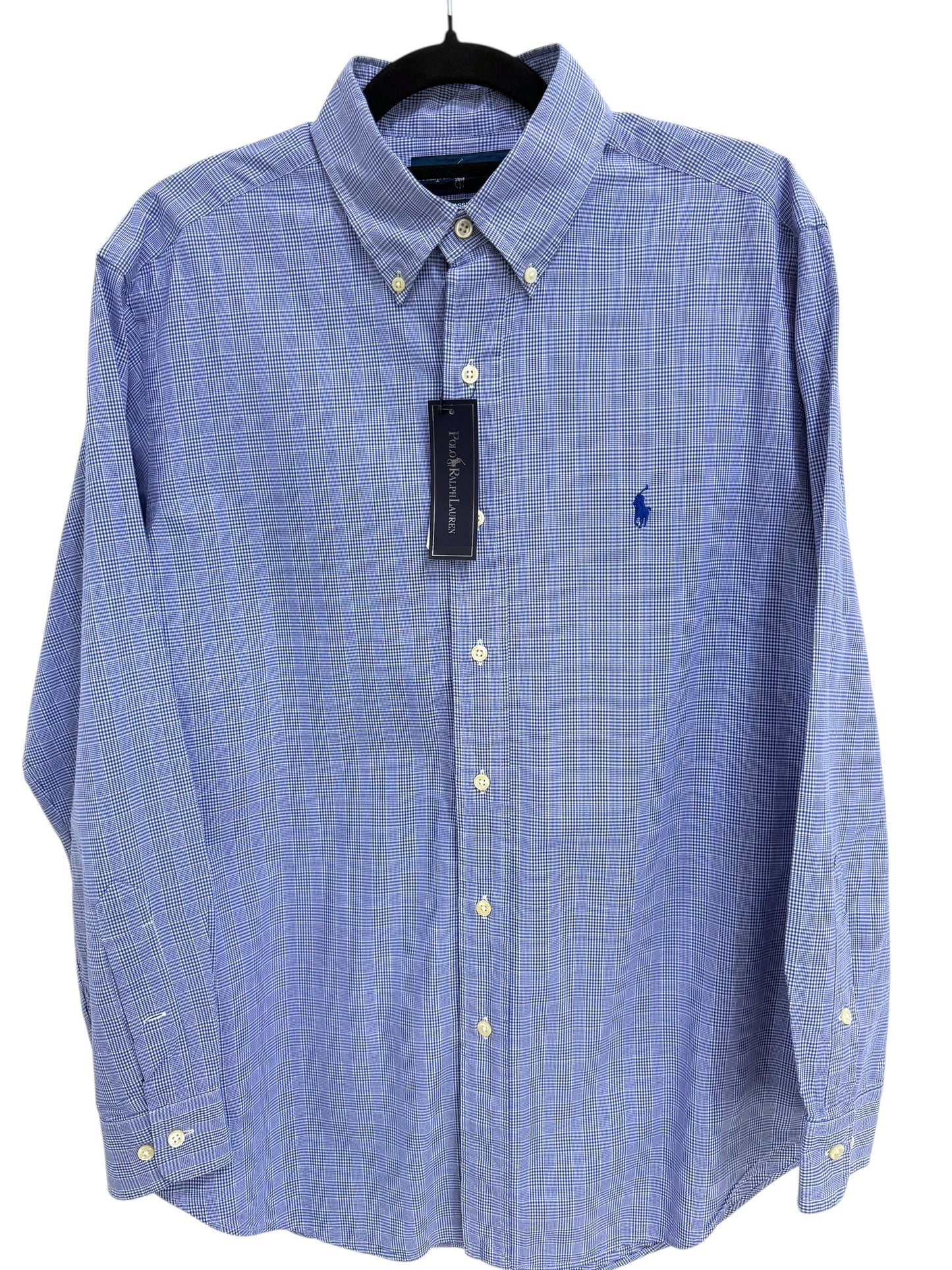 Camisa Polo Ralph Lauren Custom Fit Manga Larga Talla L