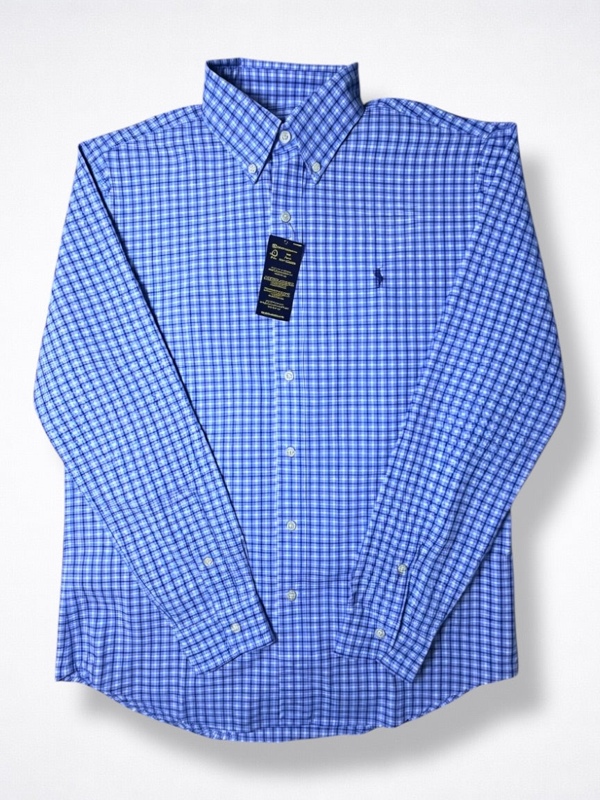 Camisa Polo Ralph Lauren Classic Fit Manga Larga Talla M