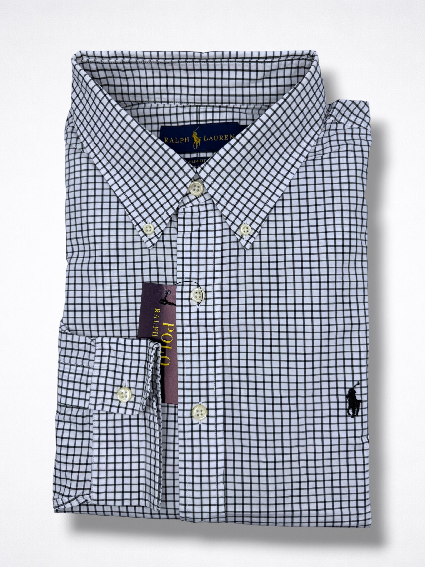 Camisa Polo Ralph Lauren Slim Fit Manga Larga Talla XL