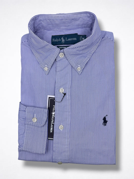 Camisa Polo Ralph Lauren Custom Fit Manga Larga Talla M