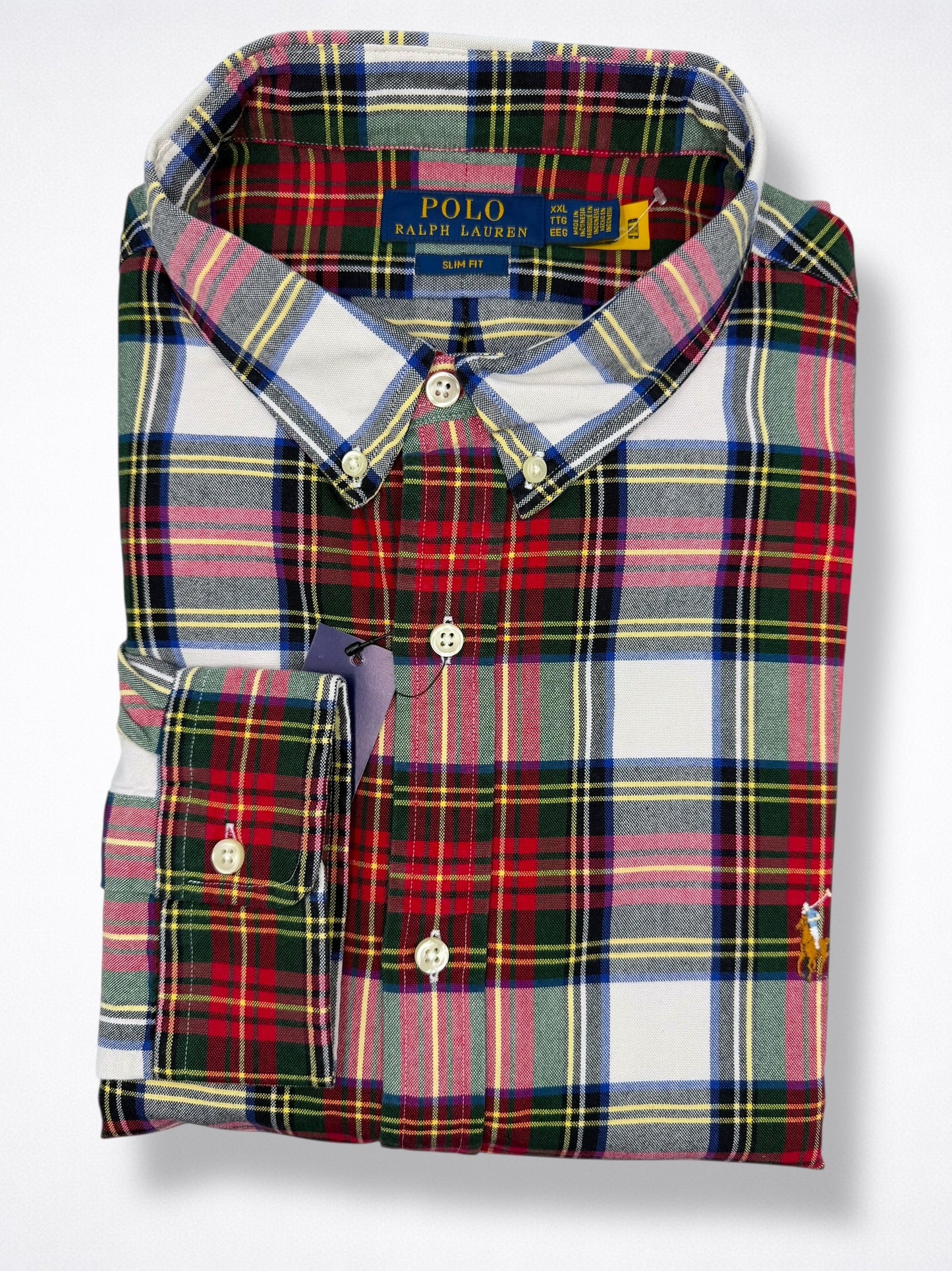 Camisa Polo Ralph Lauren Classic Fit Manga Larga Talla XL