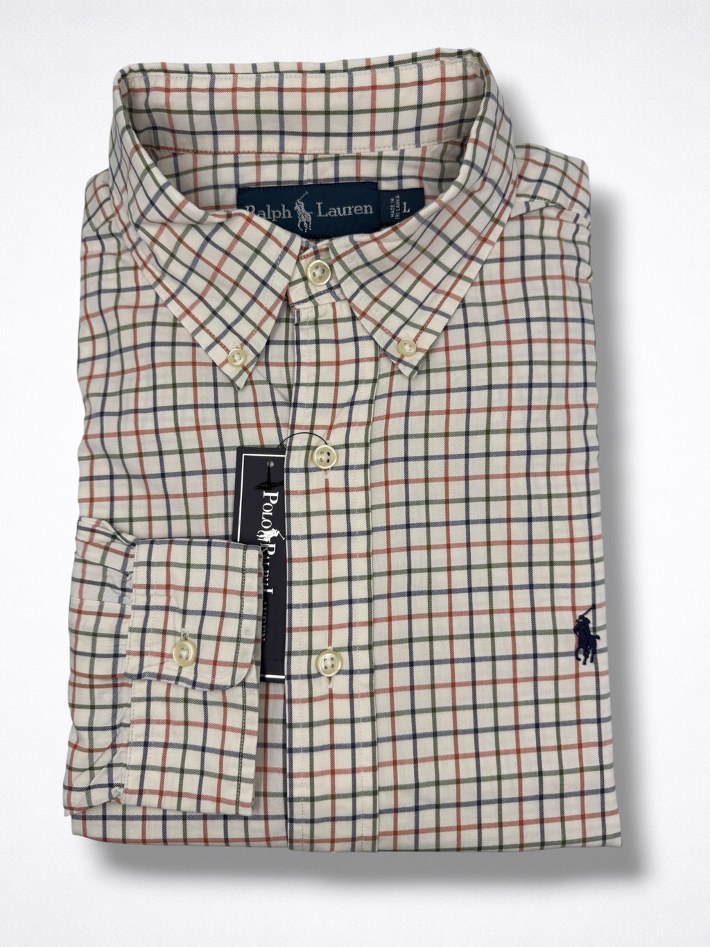 Camisa Polo Ralph Lauren Classic Fit manga larga talla L