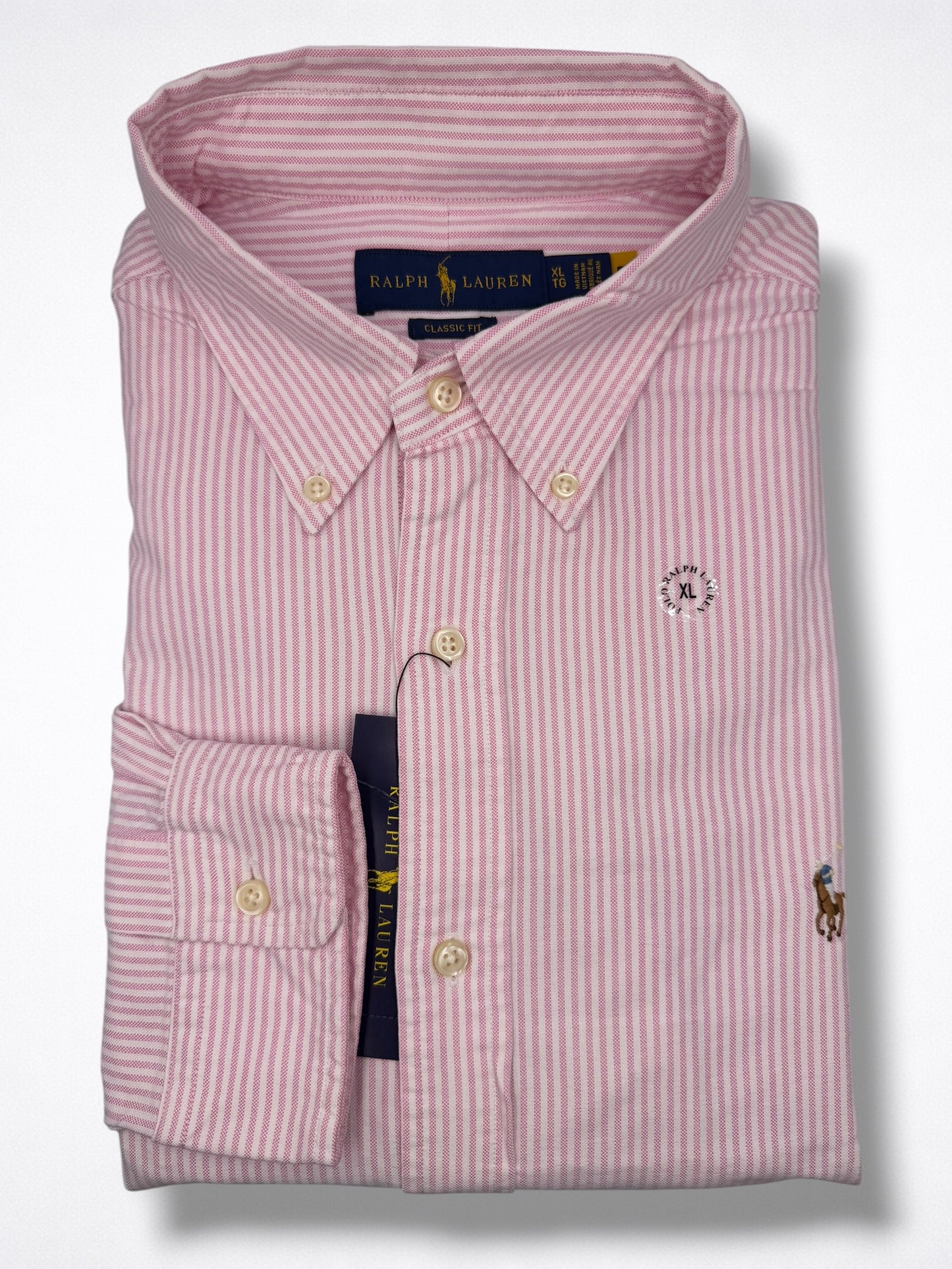 Camisa Polo Ralph Lauren Classic Fit Manga Larga Talla XL