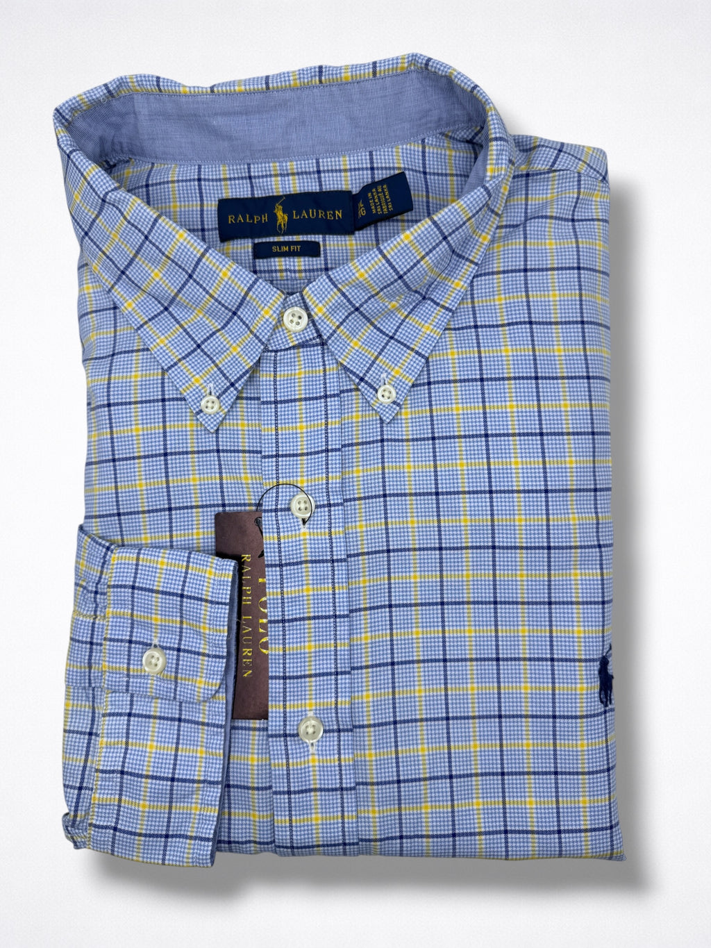 Camisa Polo Ralph Lauren Classic Fit manga larga talla XL