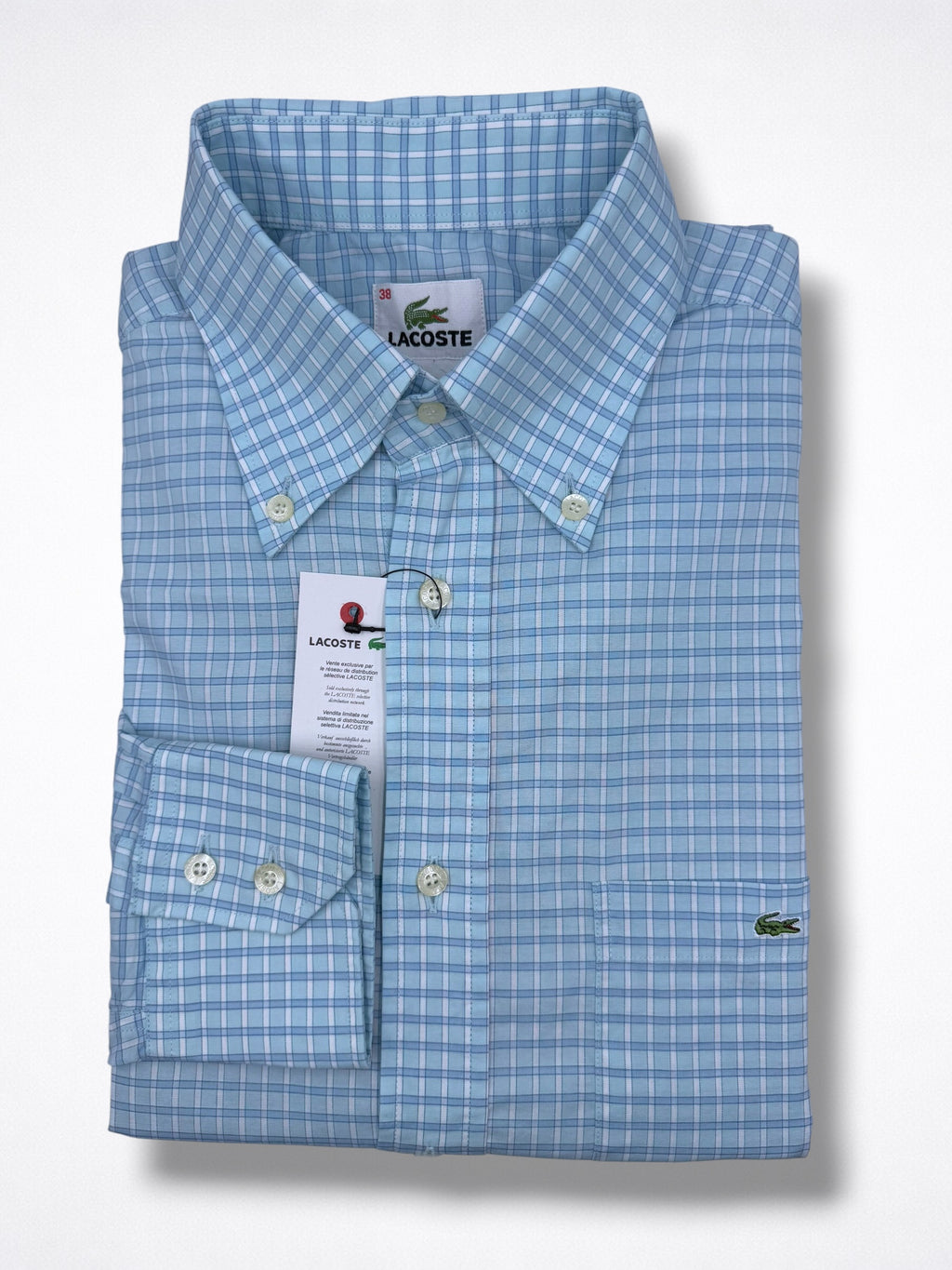 Camisa Lacoste Classic Fit Manga Larga Talla S