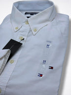 Camisa Tommy Hilfiger Slim Fit Manga Larga Talla M