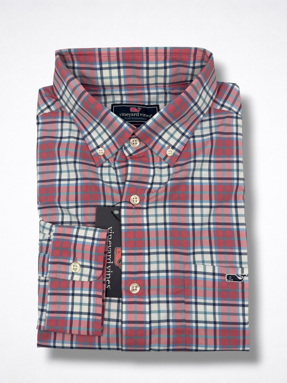 Camisa Vineyard Vines Classic Fit manga larga talla M