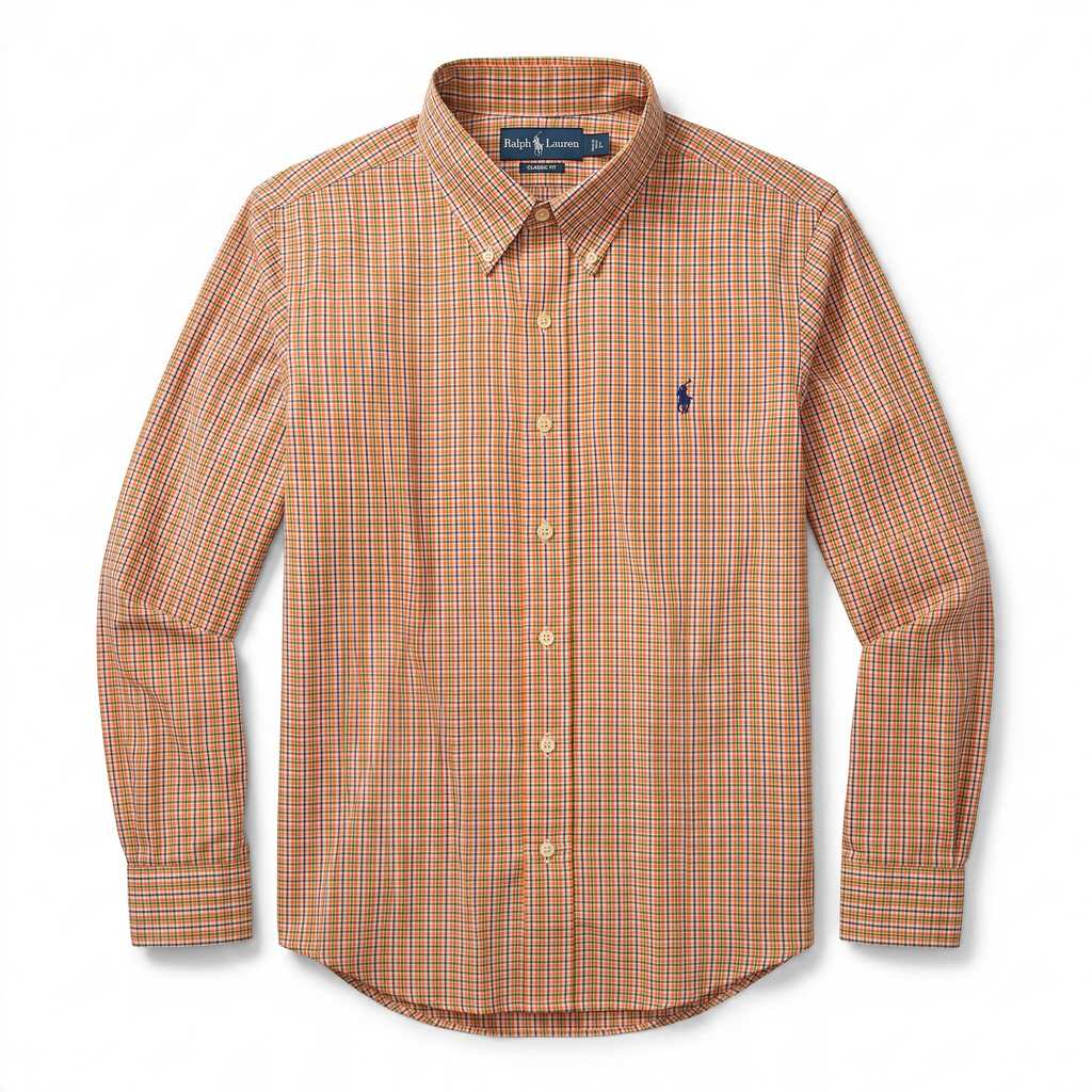 Camisa Polo Ralph Lauren Classic Fit manga larga talla L