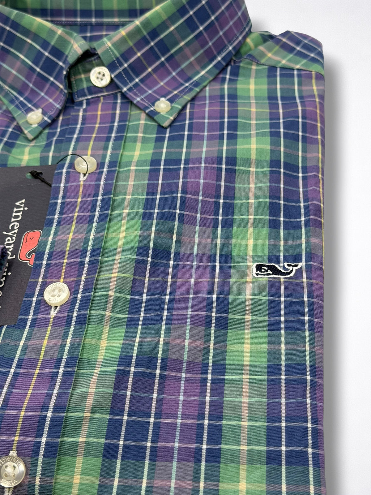 Camisa Vineyard Vines Classic Fit Manga Larga Talla S
