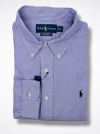 Camisa Polo Ralph Lauren Custom Fit Manga Larga Talla XL