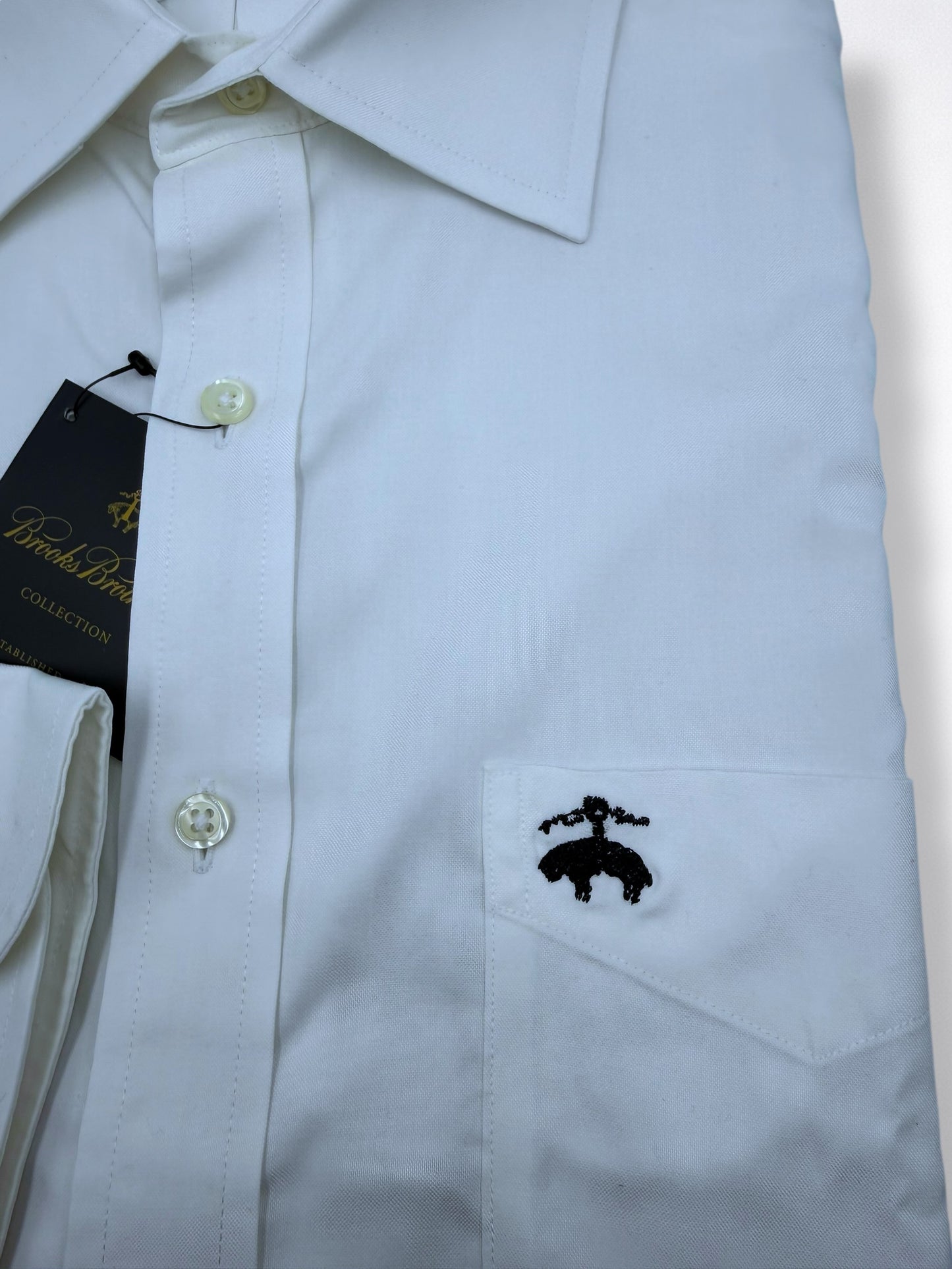 Camisa Brooks Brothers Classic Fit Manga Larga Talla S