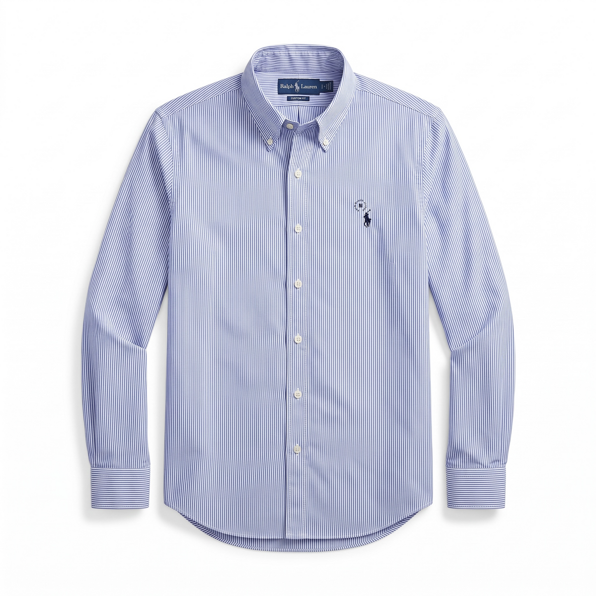 Camisa Polo Ralph Lauren Custom Fit manga larga talla M