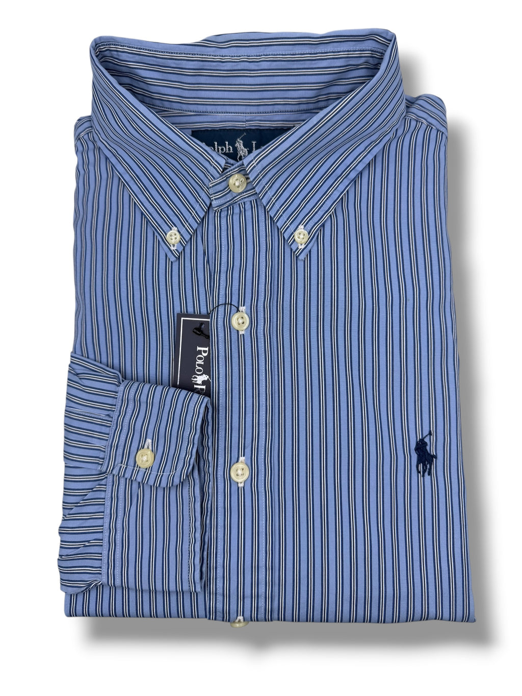 Camisa Polo Ralph Lauren Classic Fit Manga Larga Talla L