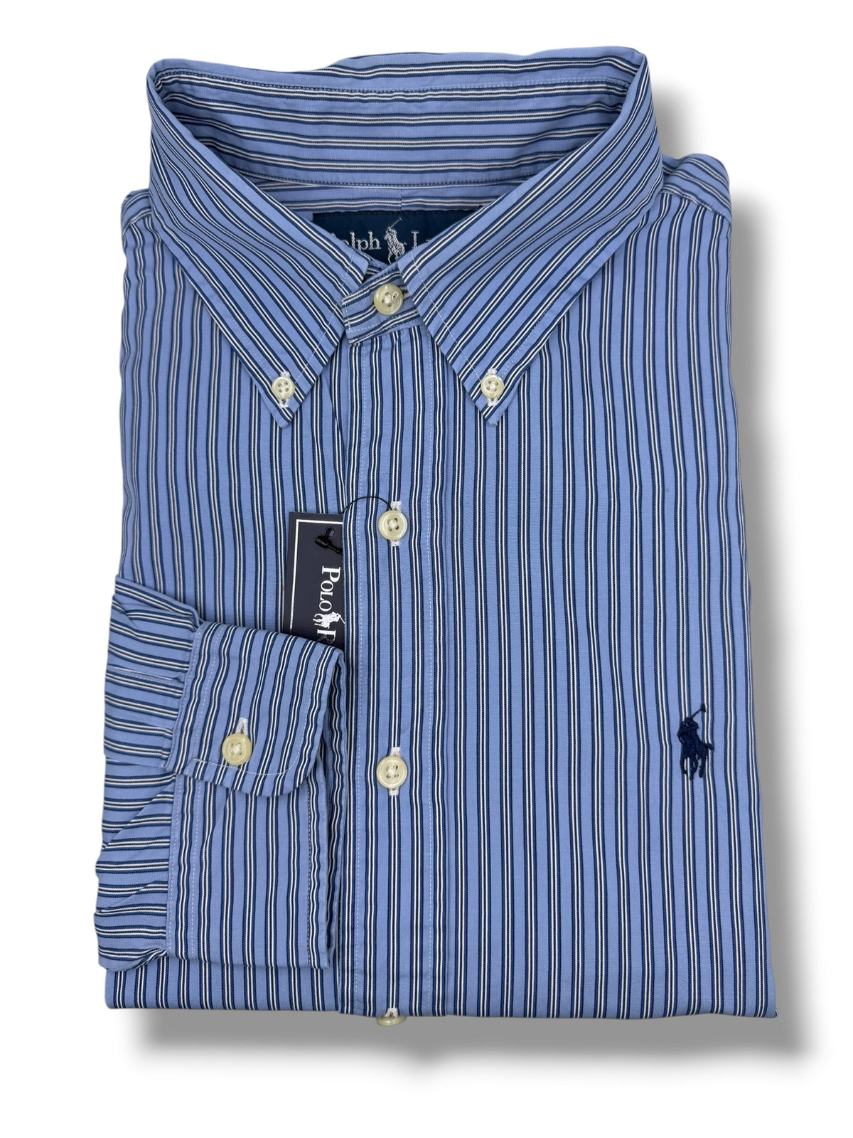 Camisa Polo Ralph Lauren Classic Fit Manga Larga Talla L
