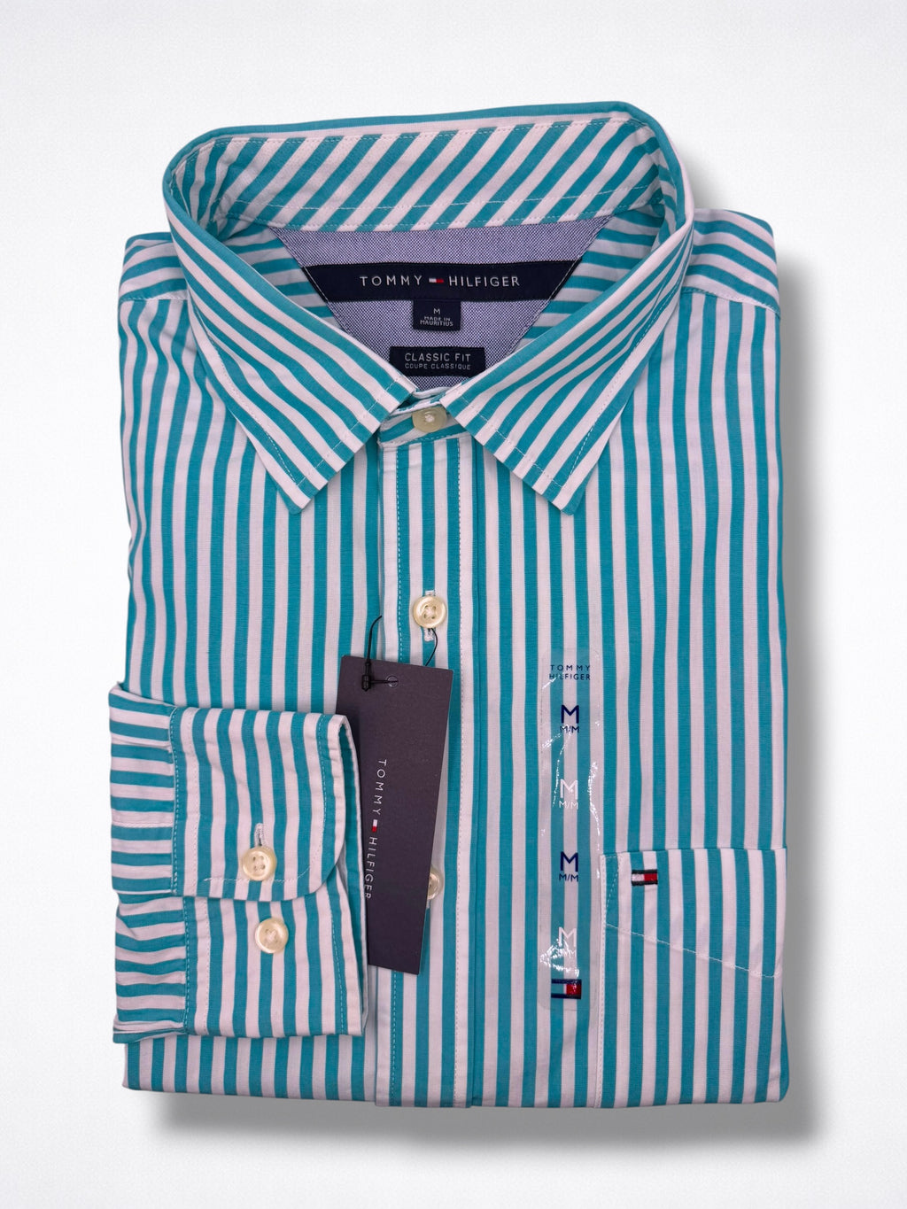 Camisa Tommy Hilfiger Classic Fit Manga Larga Talla M
