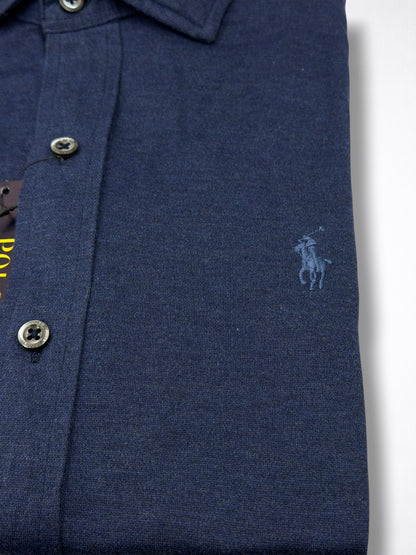 Camisa Polo Ralph Lauren Slim Fit Manga Larga Talla M