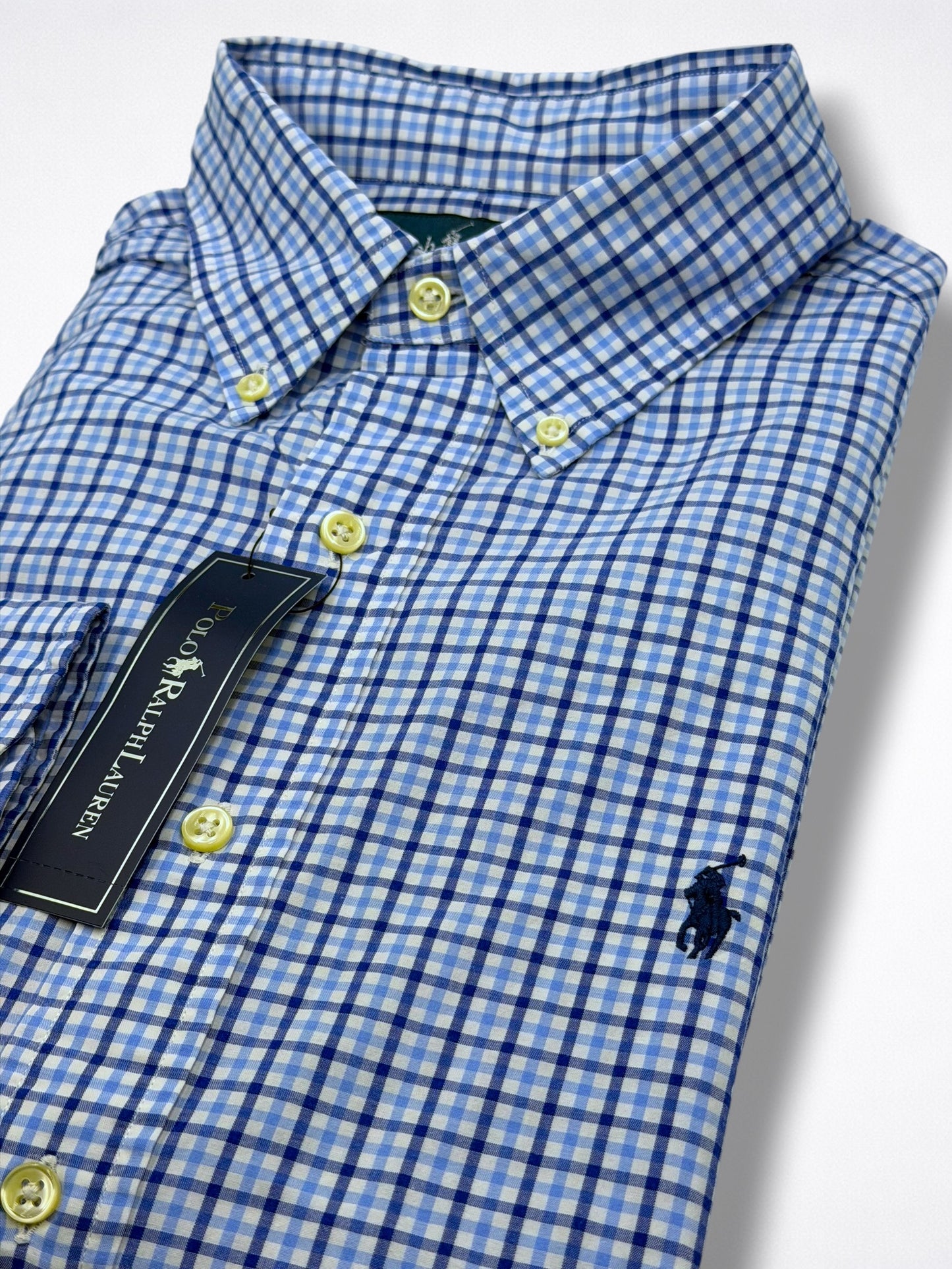 Camisa Polo Ralph Lauren Classic Fit Manga Larga Talla L