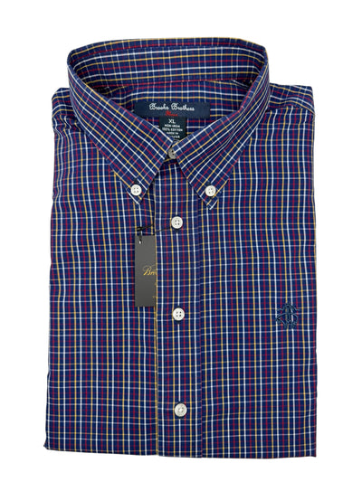 Camisa Brooks Brothers Custom Fit Manga Larga Talla S
