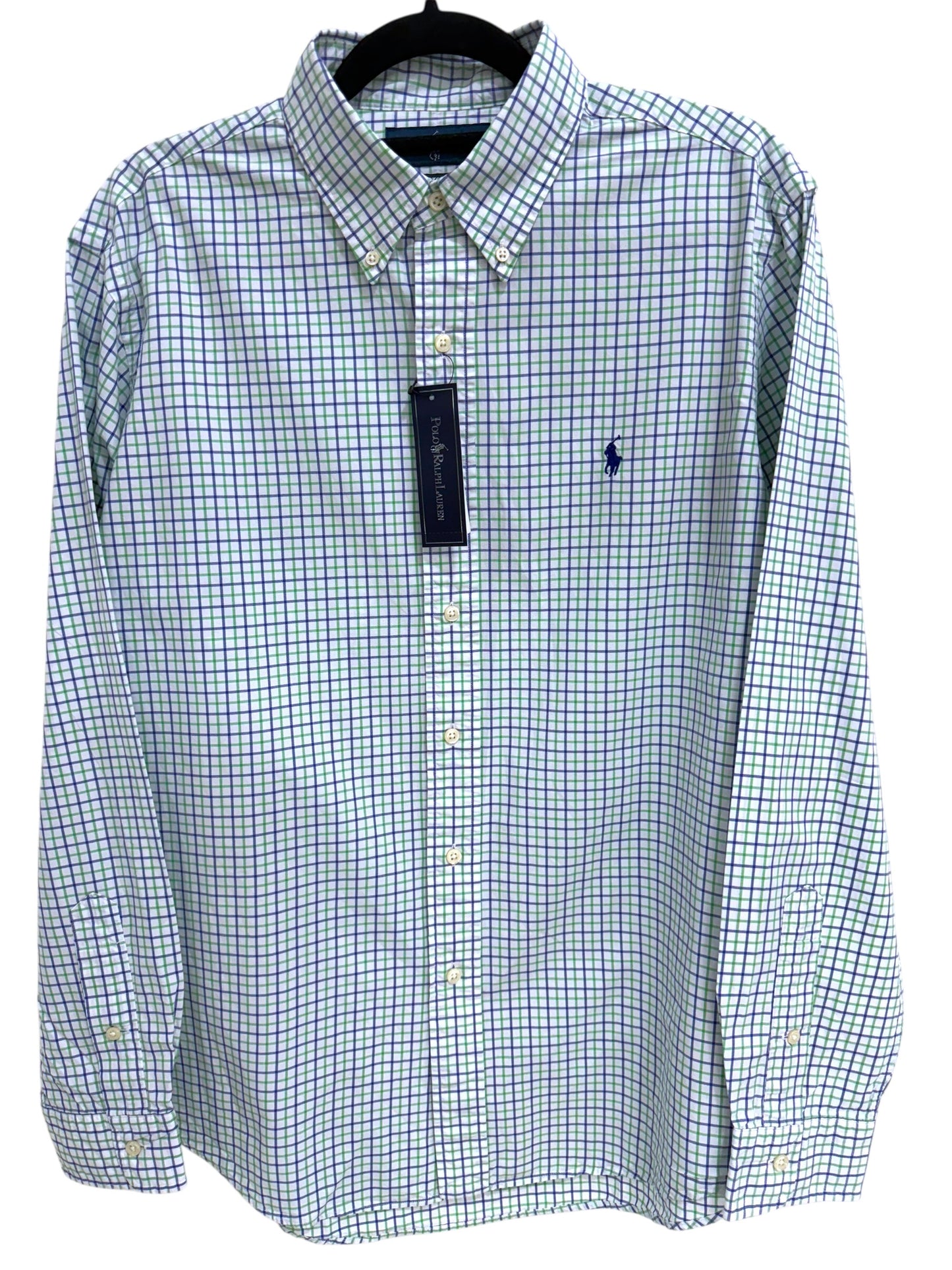 Camisa Polo Ralph Lauren Custom Fit Manga Larga Talla L