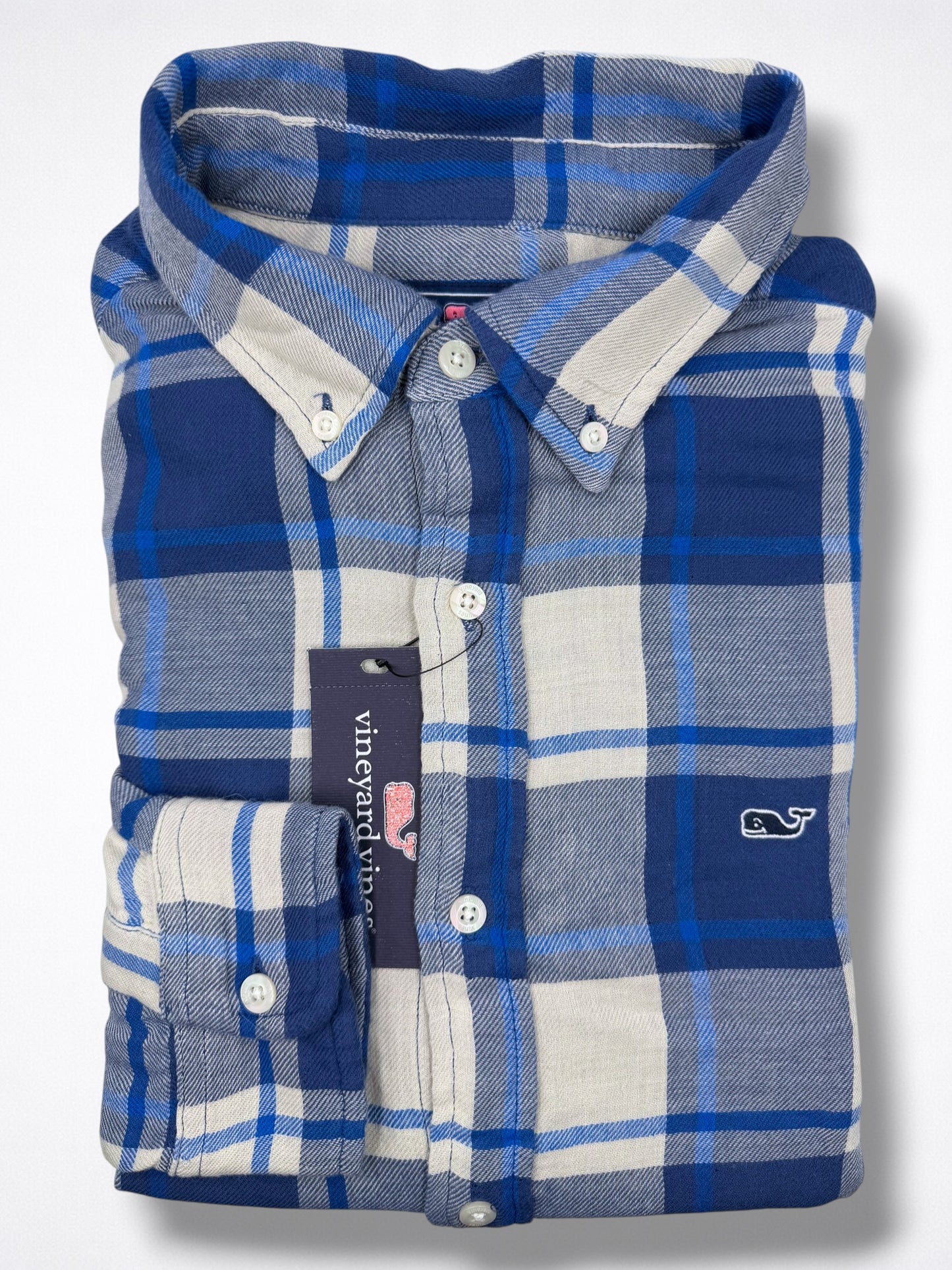 Camisa Vineyard Vines Classic Fit Manga Larga Talla M