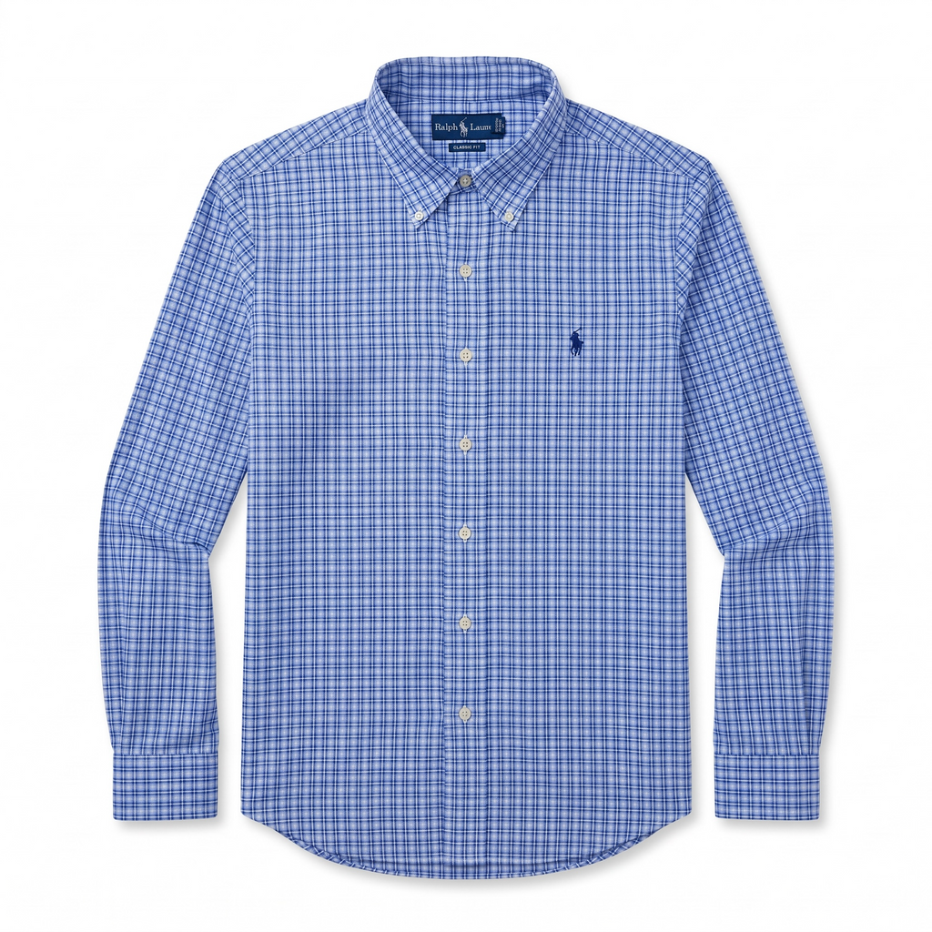 Camisa Polo Ralph Lauren Classic Fit manga larga talla L