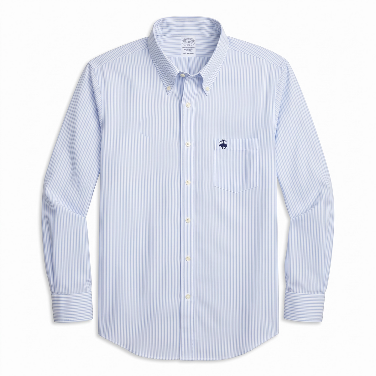 Camisa Brooks Brothers Classic Fit manga larga talla XL