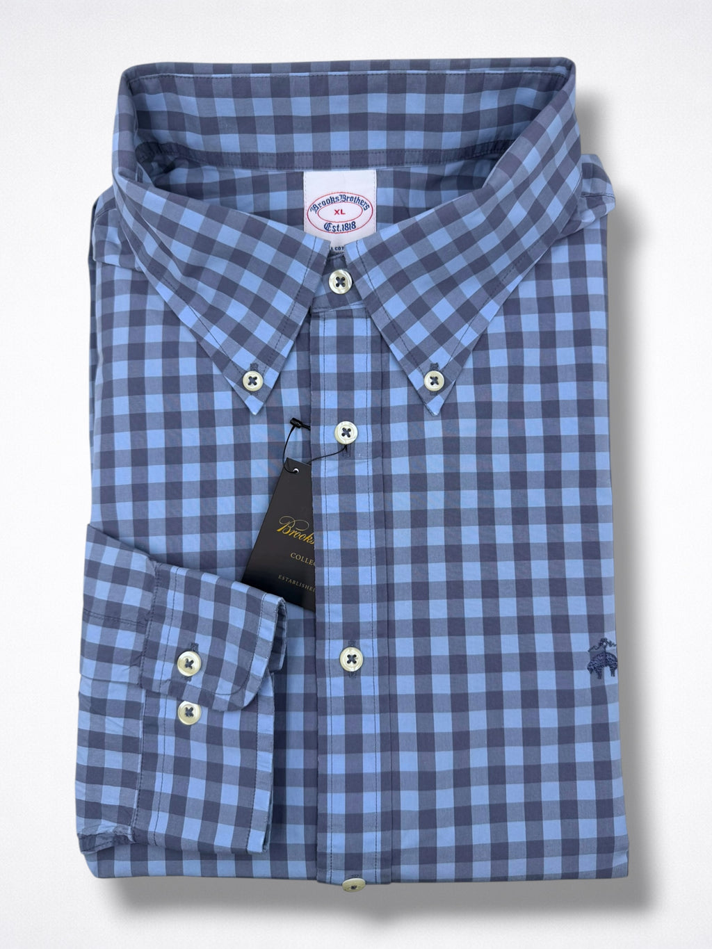 Camisa Brooks Brothers Classic Fit Manga Larga Talla XL