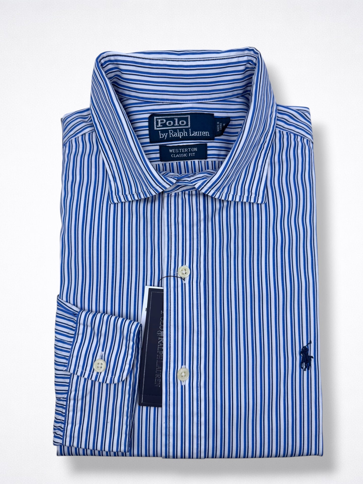 Camisa Polo Ralph Lauren Classic Fit Manga Larga Talla L