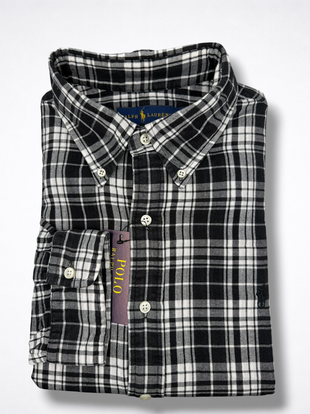 Camisa Polo Ralph Lauren Classic Fit manga larga talla XL